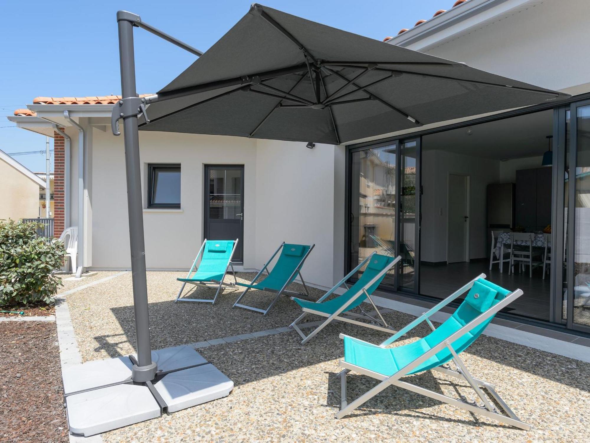 Maison Moderne Pres Plage Aiguillon - 2 Chambres, Terrasse, Jardin, Parking - Calme Et Confort - Fr-1-420-63 アルカション エクステリア 写真